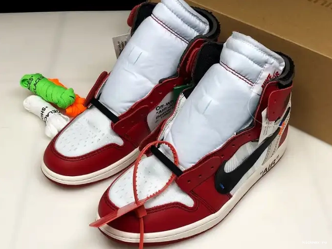 Rep Kickmax Jordan 1 Ten The Air Off-White AA3834-101 Retro Chicago 0621